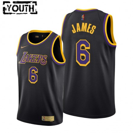 Maglia NBA Los Angeles Lakers LeBron James 6 Nike 2021-22 Earned Edition Swingman - Bambino
